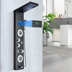 Painel de Chuveiro LED com Massagem e Display Digital