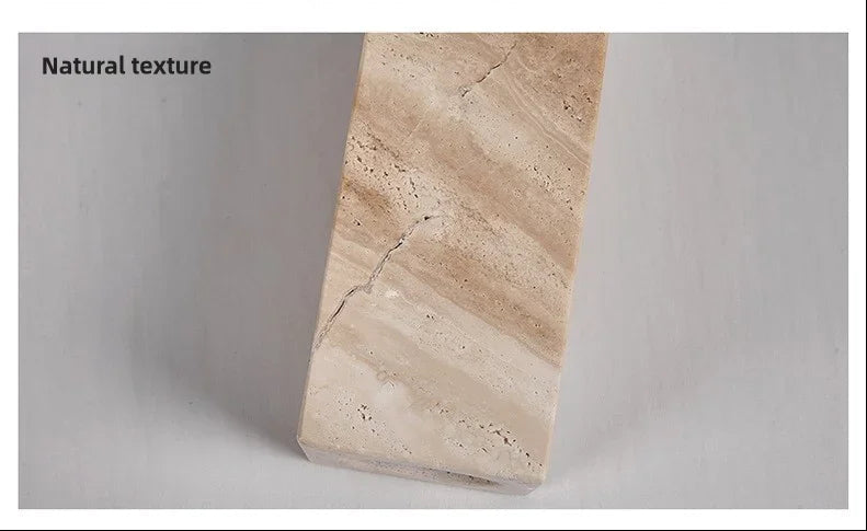 Arandela de Pedra Mármore Wabi-Sabi