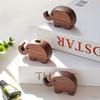 Difusor de Óleo Essencial Elefante de Madeira - Fragrância Portátil para Casa/Carro com Aroma Duradouro, Design Natural em Madeira para Decoração de Casa e Veículo, Fragrância para Carro, Ornamento Decorativo, Artesanato Elegante