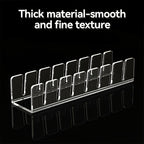 Suporte para Chapéus, Expositor de Chapéus, Organizador de Mesa, Armazenamento para Quarto, Acrílico Plástico, Comporta Sete Chapéus, Transparente