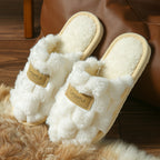 Chinelos de Interior Elegantes e Aconchegantes para Mulher, Calçado de Casa Moderno e Fácil de Usar com Aconchego e Quentura, Sapatos de Mulher