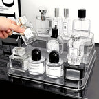 Um Contentor de Arrumação, um Suporte para Palhetas de Guitarra e um Organizador de Maquilhagem Versátil