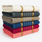 3 Toalhas de Banho Grande Felpuda 100% Algodão 68x135cm – Conforto, Maciez e Absorção - Leveza e Sofisticação para o Uso Diário.