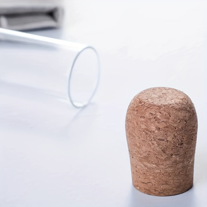 Garrafa Vazia de Infusor de Chá de Vidro Mini Transparente, Garrafa de Vidro com Tampa, Tubo de Ensaio para Chá, Conjunto de Utensílios de Cozinha