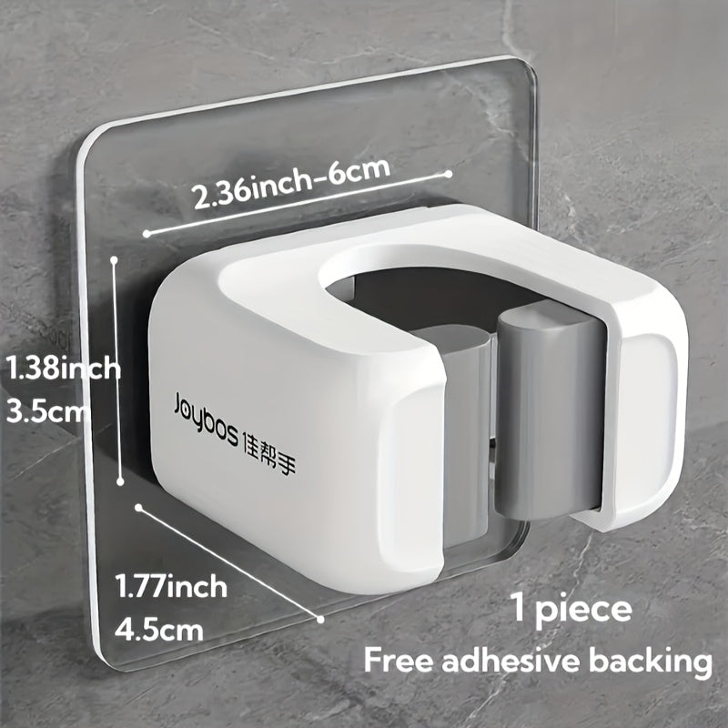 2-Pack Suporte de Parede para Vassoura e Esfregão, Organizador de Ferramentas Multifuncional sem Furação, Acessórios de Limpeza para Banheiro, Cozinha e Jardim, Ganchos Práticos para Casa