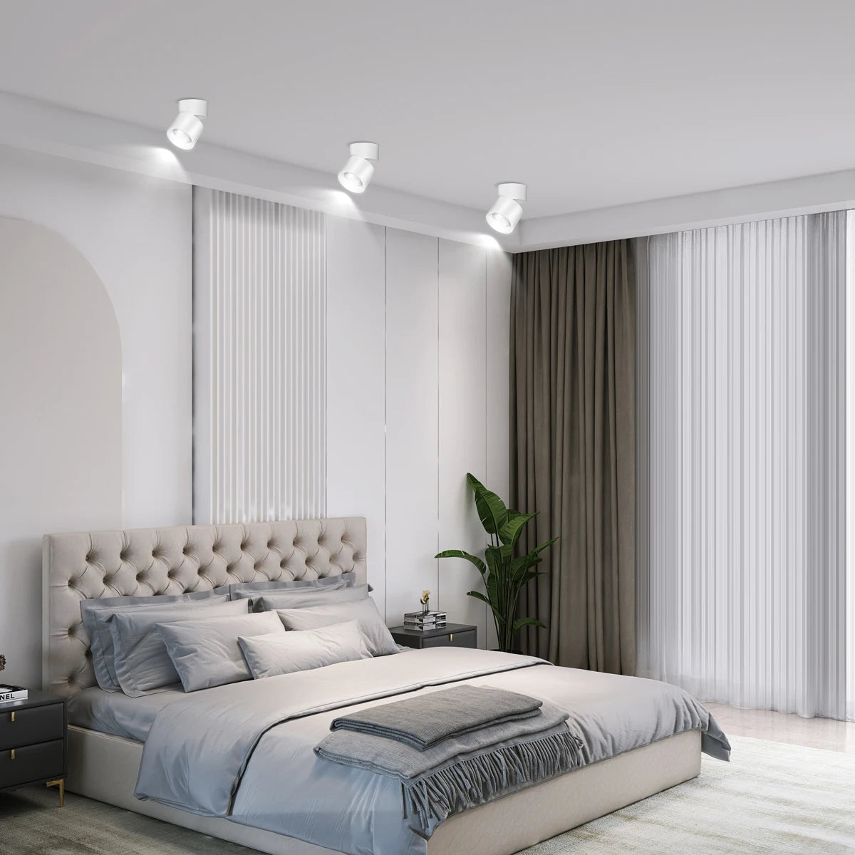 Spot de Teto LED Dobrável 3 Cores