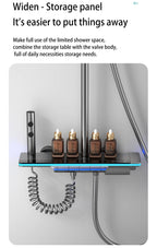 Chuveiro Luxo com Luzes e Display Digital