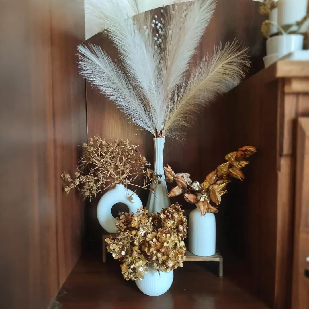 Conjunto de 4 Vasos Decorativos Multicoloridos