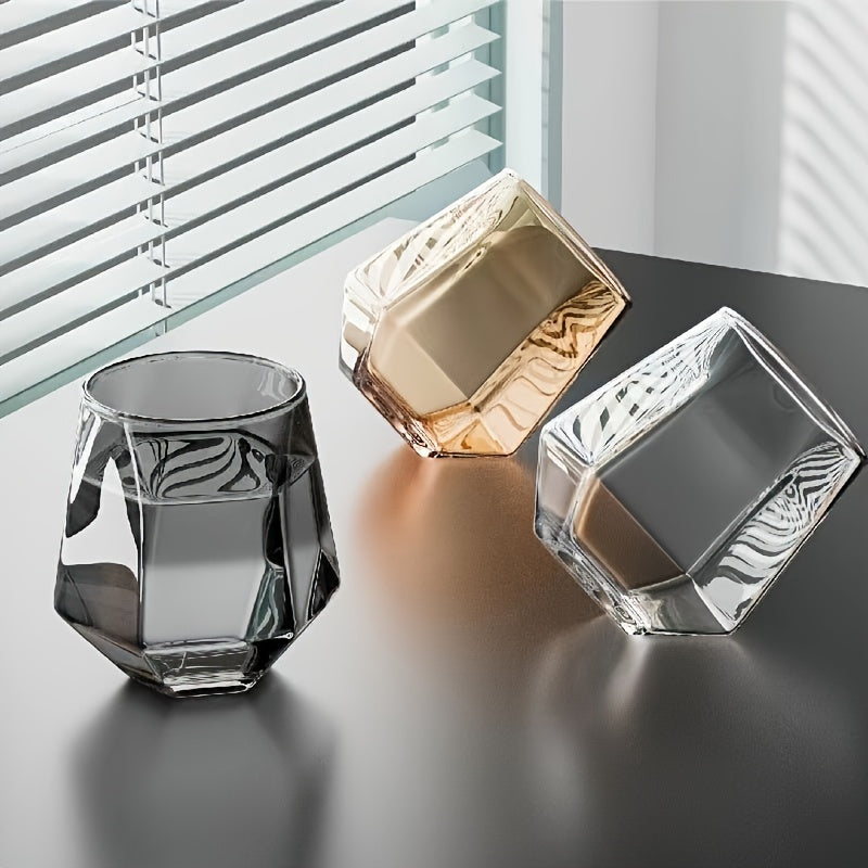 6 Peças de Copos de Vidro - Transparentes e Resistentes para Cerveja, Suco, Chá, Leite e Água - Ideais para Casa, Festas e Mesa de Jantar - Vidraria