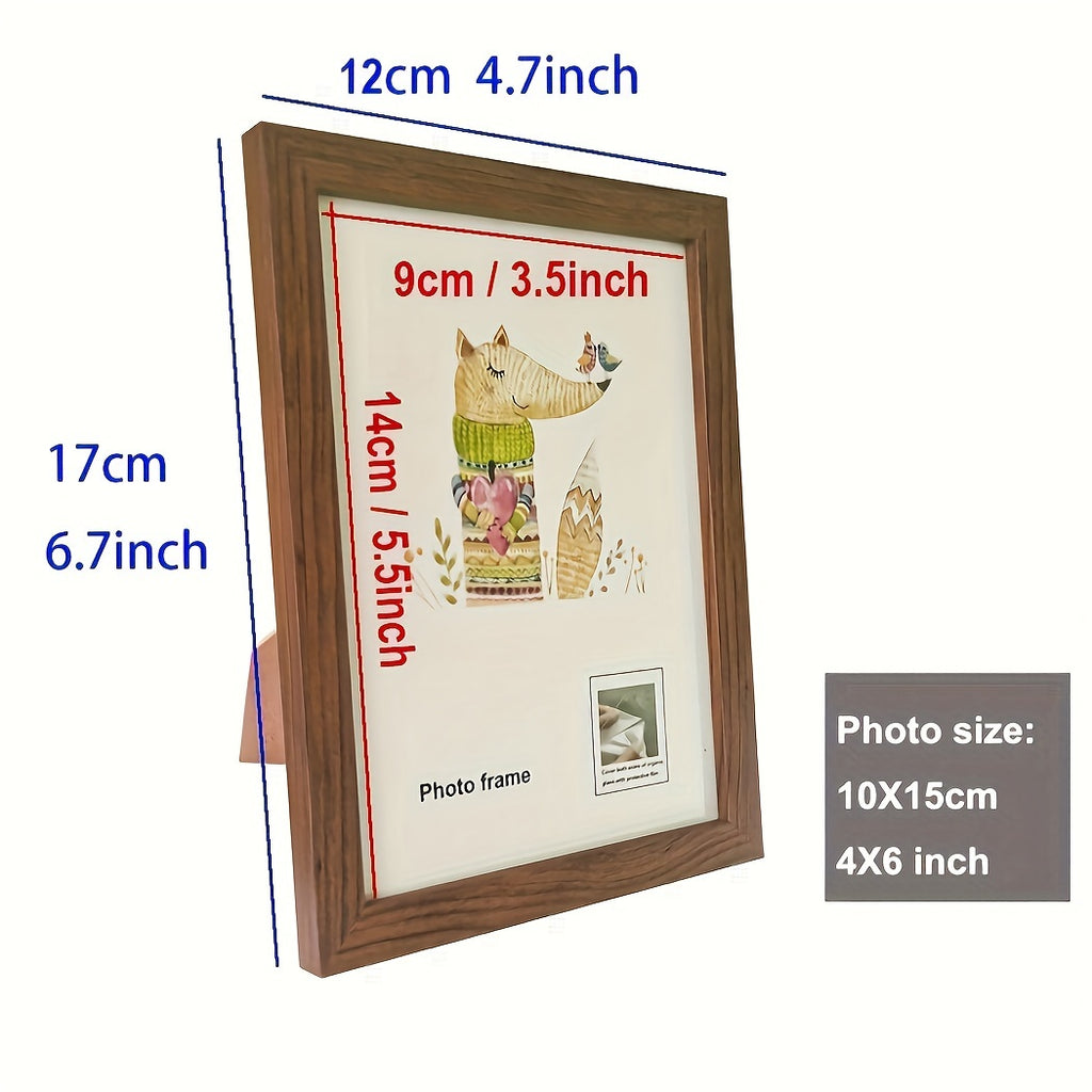 1 moldura de foto de madeira artesanalmente feita