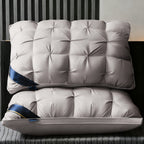 2 unidades/1 unidade Almofadas de Luxo com Qualidade de Hotel 5 Estrelas - 800g Suporte de Pescoço para Sono Profundo, Núcleo Anti-Descaimento para Todas as Estações, Tecido de Poliéster Hipoalergénico para Quartos de Casa e Autocaravanas, Hotéis, Adequadas para Todas as Estações, Roupa de Cama, Conforto de Viagem, Design Elegante