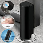 Set of 2 Durable Magnetic Door Stoppers - Easy to Install Without Drilling, Adhesive Backing, Protects Doors from Collisions, Available in Black, White, And Gray, Featuring a Unique Design, And Can Be Firmly Secured