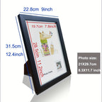 1 moldura de foto de madeira artesanalmente feita