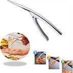 Uma Nova Ferramenta de Descascamento de Camarão em Aço Inoxidável, um Dispositivo Profissional para Limpar Camarões e Remover Intestinos, um Limpador de Casca de Marisco de Alta Qualidade, Pinças de Cozinha Criativas, Adequadas para Lagostas e Caranguejos, um Removedor de Intestinos de Lagosta