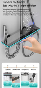 Chuveiro Luxo com Luzes e Display Digital