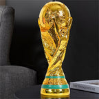 Troféu de Futebol de Resina Dourada