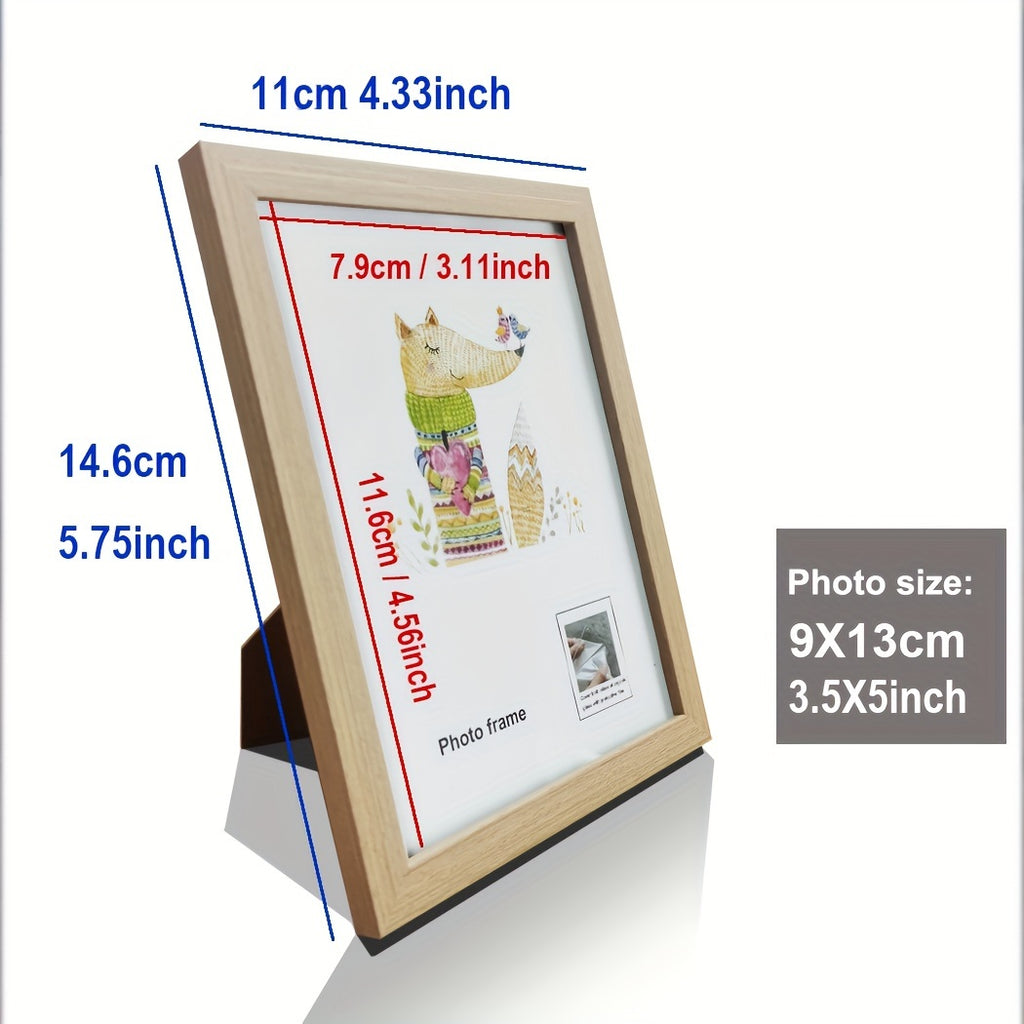 1 moldura de foto de madeira artesanalmente feita