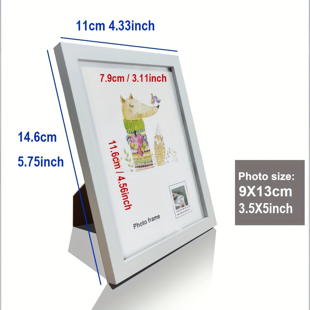 1 moldura de foto de madeira artesanalmente feita