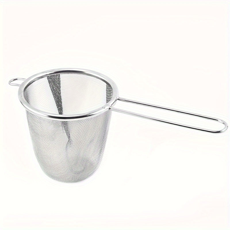 1peça Infusor de Chá de Aço Inoxidável Resistente com Laço de Pendurar - Filtro de Chá de Malha Fina, Filtro de Chá à Prova de Vazamentos para Chá em Folhas Soltas, Ervas, Especiarias - Cesta de Chá Fácil de Limpar para Casa, Escritório ou Presente - Compatível com Canecas, Panelas, Copos - Acessório Ideal para Cerimônia de Chá, Acessórios de Chá, Essenciais para Cozinhar em Casa, Acabamento Metálico Elegante, Item de Cozinha Durável, Cozinha em Casa, Design Compacto, Construção Resistente, In