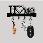 Porta-Chaves de Parede LOVE em Metal Decorativo