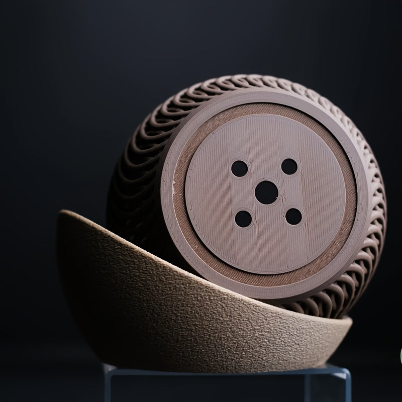 1pc Vaso de Espiral Oco, Vaso de Suculento e Cacto, Vaso de Flor com Bandeja, Ornamento Decorativo para Mesa de Escritório, Adequado para Uso Interior e Exterior