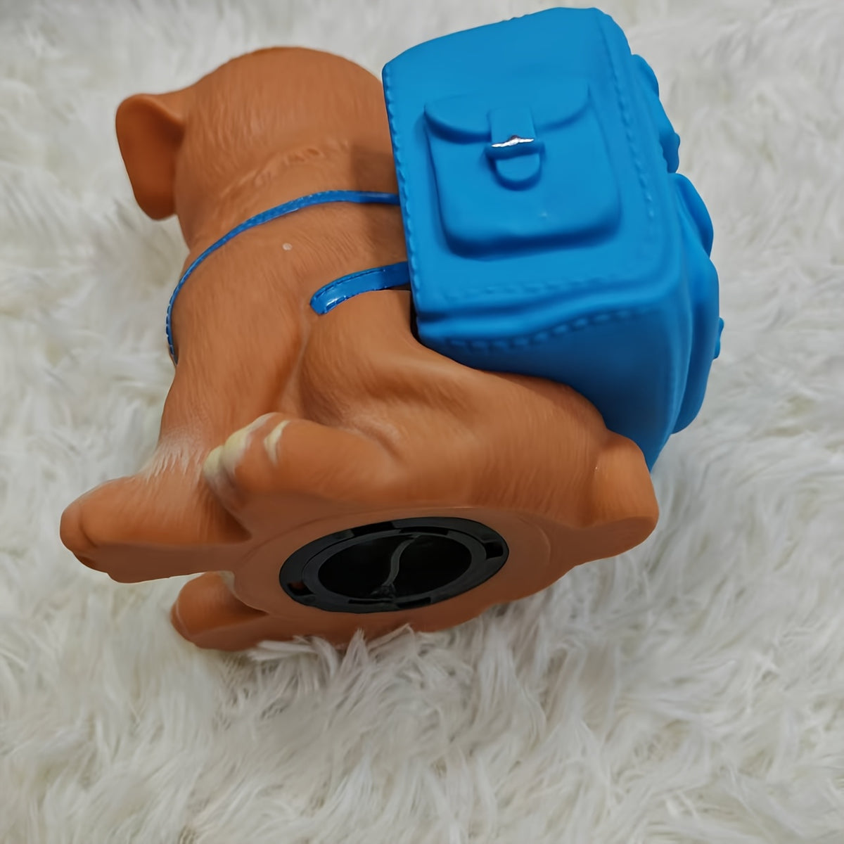 Porta-Canetas Cachorrinho com Mochila Decorativo