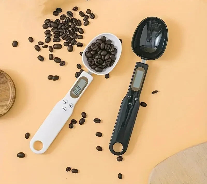 Balança Digital de Cozinha com Colher Medidora LCD