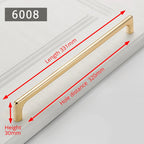 Puxadores Dourados Pérola para Móveis