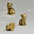 Estatuetas de Gatos em Bronze