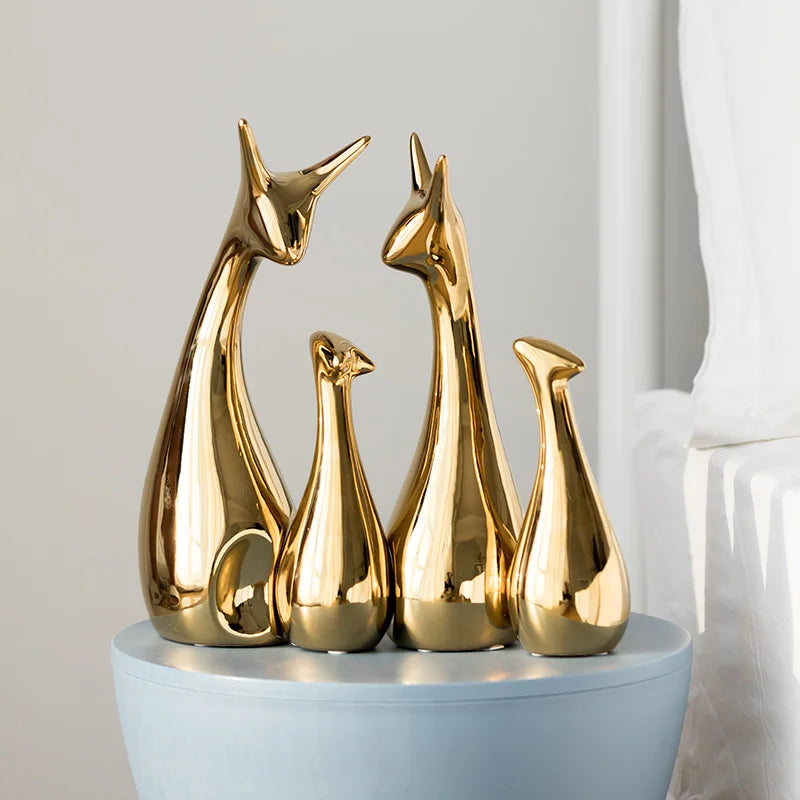 Esculturas Decorativas Modernas em Cerâmica