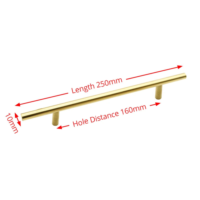 Puxadores Dourados Pérola para Móveis
