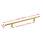 Puxadores Dourados Pérola para Móveis