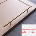 Puxadores Modernos Pearl Golden para Móveis