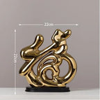 Esculturas Decorativas Modernas em Cerâmica