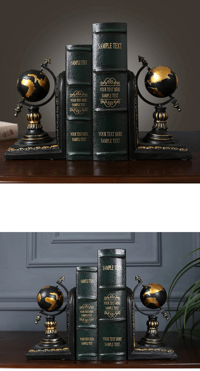 Aparador de Livros em Resina Decorativa