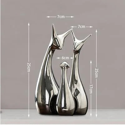 Esculturas Decorativas Modernas em Cerâmica