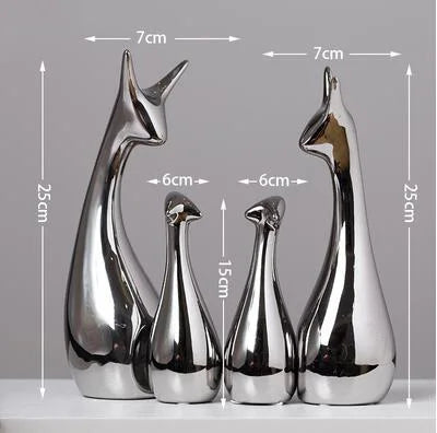 Esculturas Decorativas Modernas em Cerâmica