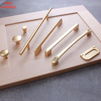 Handles Drawer Cabinet Furniture Kitchen Handles for Cabinet Knob Door Drawer Furniture Kitchen Pearl Golden Simplicity Hardware