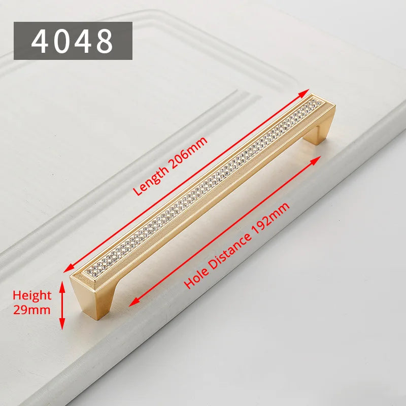 Puxadores Dourados Pérola para Móveis