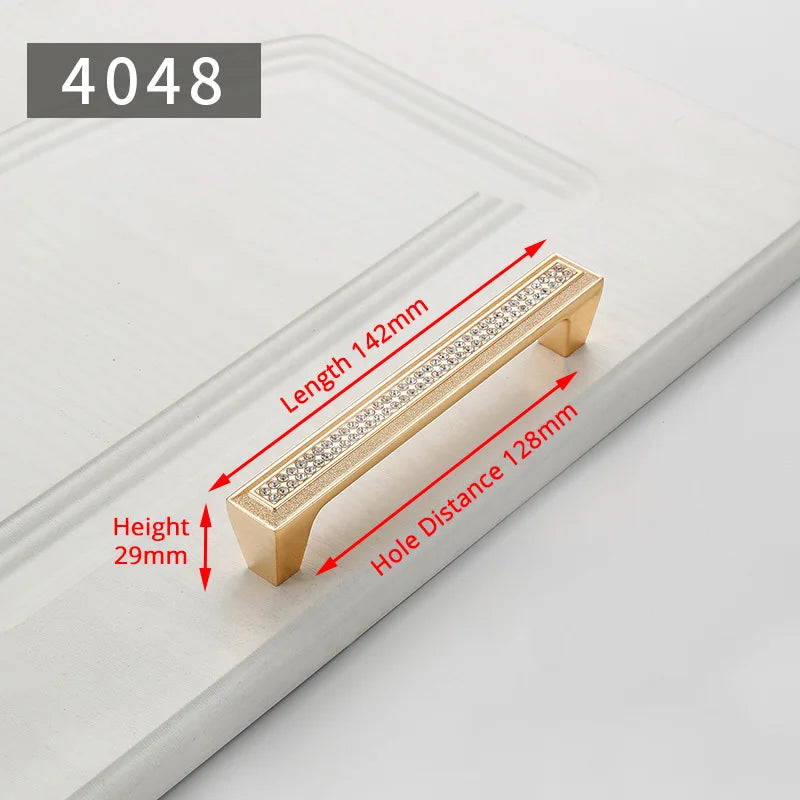 Puxadores Dourados Pérola para Móveis