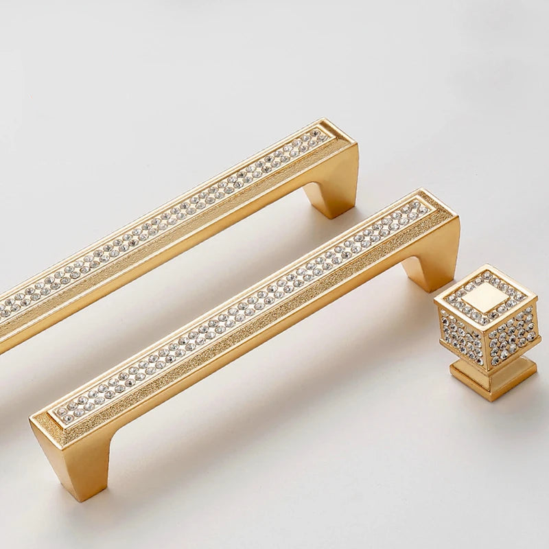 Puxadores Dourados Pérola para Móveis