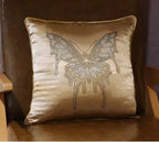 Almofada de Veludo Luxuosa com Strass