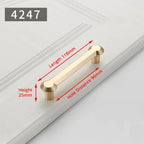 Puxadores Dourados Pérola para Móveis