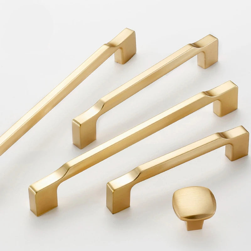 Puxadores Dourados Pérola para Móveis