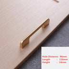 Puxadores Modernos Pearl Golden para Móveis