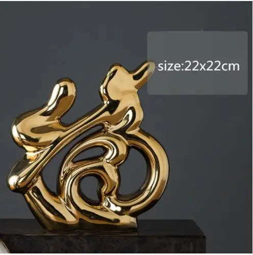 Esculturas Decorativas Modernas em Cerâmica