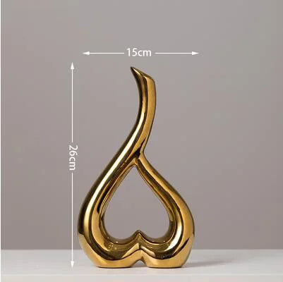 Esculturas Decorativas Modernas em Cerâmica