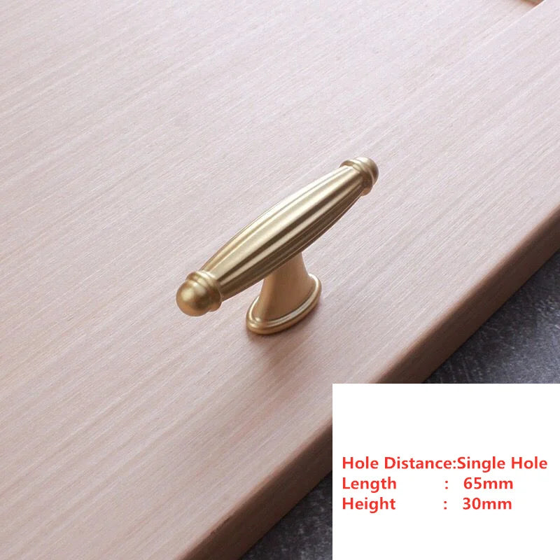 Puxadores Modernos Pearl Golden para Móveis