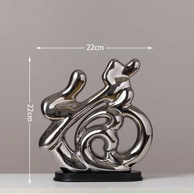 Esculturas Decorativas Modernas em Cerâmica