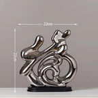 Esculturas Decorativas Modernas em Cerâmica